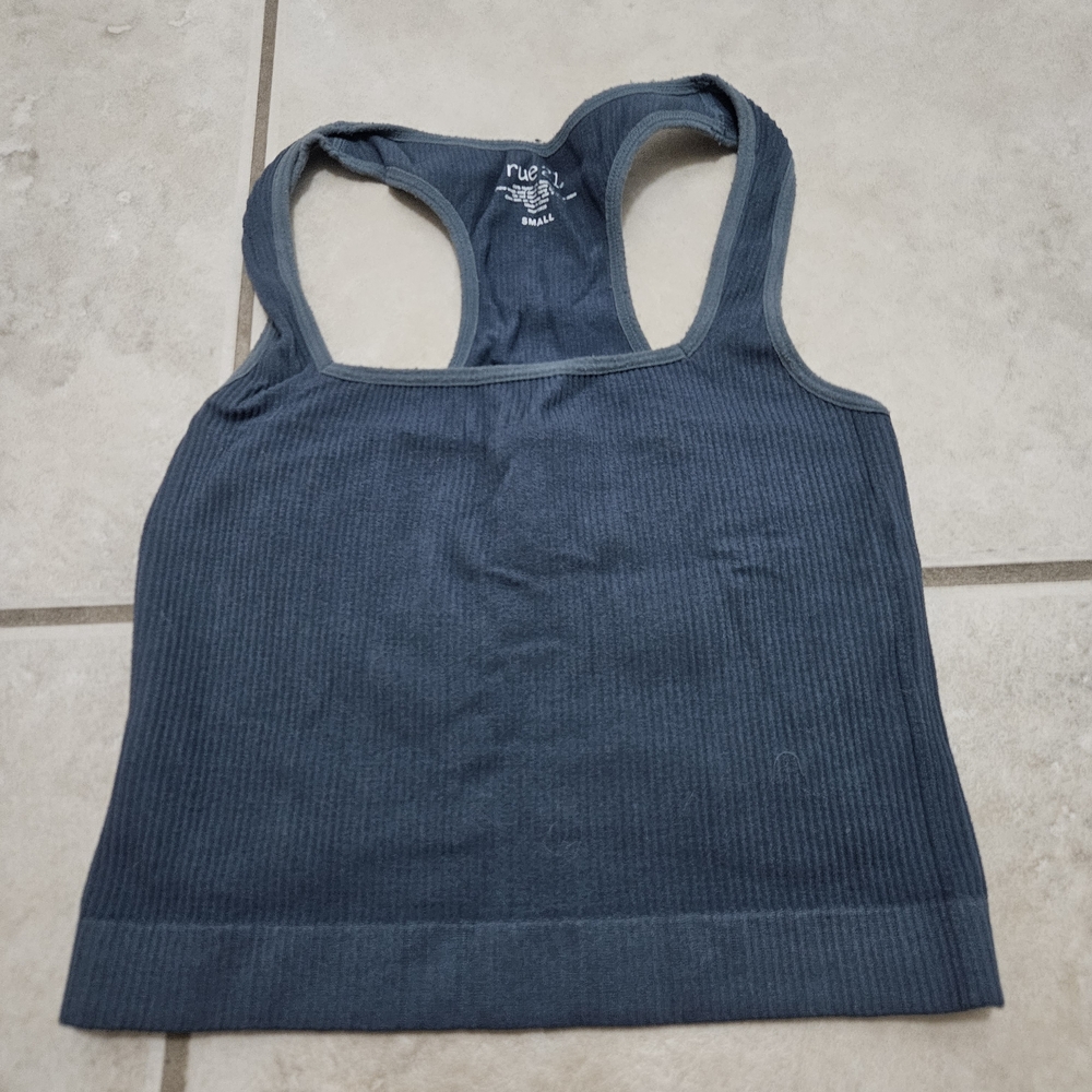 Rue21 Charcoal Ribbed Tank